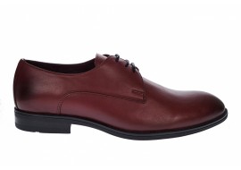 Pantofi barbati, eleganti, office, piele naturala, Bordo, 001VIS